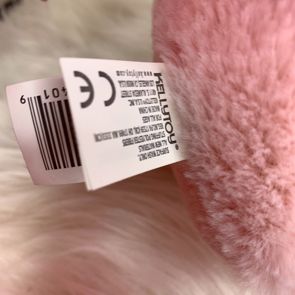 New Kellytoy K Luxe Baby Plush Stuffed Animal Toy Pink Flamingo rattle 12 in - Picture 6 of 6